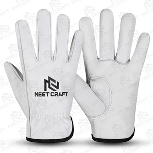 ถุงมือทำงานหนังสีทึบถุงมือนิรภัยสำหรับทำงาน - Product Image 1