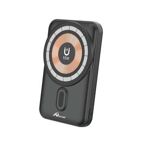 HOME DIGITALOME Banque d'énergie magnétique HPK-033 portable PD Batterie à charge rapide LED Affichage numérique 5000mah Chargement sans fil 15w - Product Image 1