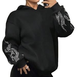 เสื้อฮู้ดดี้ผู้ชายแบบลำลอง ประดับเพชร ดีไซน์ใหม่ น้ำหนักเบา ใช้งานง่าย ทนทาน คุณภาพเยี่ยม ผลิตตามสั่ง - Product Image 5