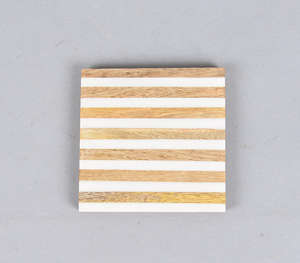 Exclusivo Juego de Cubiertos para Ensalada de Cuerno Natural y Resina con Mango de Madera Veteada, Utensilios de Diseño, Artículos de Cocina de Lujo para Gama Alta - Product Image 1