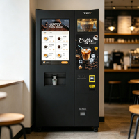 Máquina Expendedora de Café Totalmente Automática TCN, Máquina Expendedora Inteligente para Tiendas Minoristas, Centros Comerciales y Oficinas