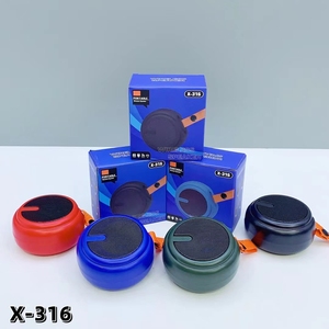 Altavoz Inalámbrico Portátil X-316, Altavoz de Fiesta para Exteriores de 5W de Plástico con Micrófono, Compatible con Tarjeta TF - Product Image 4