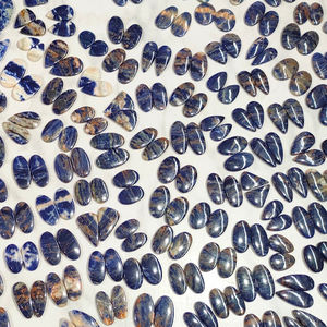 Piedra preciosa de sodalita para pares de pendientes a precio mayorista - Product Image 1