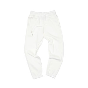 Tissu éponge français personnalisé Heavyweight Sweat Joggers, pantalon de survêtement uni unisexe usine OEM/ODM - Product Image 3