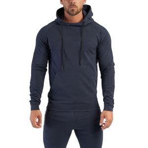 Vêtements de sport personnalisés pour hommes Fitness Pullover Regular Fit Sweats à capuche en coton polyester spandex French terry Slim Fit pour hommes - Product Image 5
