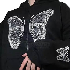 Nouvel arrivage de sweats à capuche avec strass pour hommes sweats à capuche avec strass pour hommes pour adultes - Product Image 3