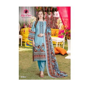 Trajes de ropa inferior con estampado de Karachi pakistaní de estilo Digital de algodón suave a pedido para niñas Uso de regalos Disponible al mejor precio - Product Image 1