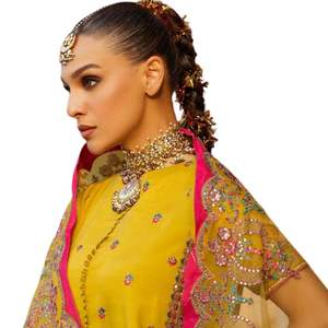 Costume 3 pièces en lin brodé robe traditionnelle pakistanaise pour femmes vêtements ethniques mode culturelle Shalwar Kameez tenue artisanale - Product Image 3