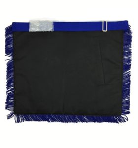 Tablier PAST MASTER bleu brodé à la machine - Product Image 2