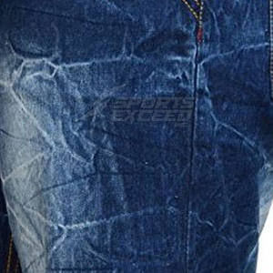 กางเกงยีนส์ขาสั้นผู้ชายคุณภาพสูง ซิปหน้า ผ้าฝ้าย 100% ลายเรียบ แห้งเร็ว ปรับแต่งได้ เหมาะสำหรับการฝึกซ้อมและสวมใส่ลำลอง - Product Image 6