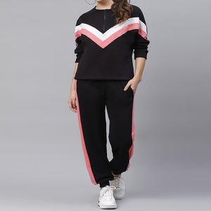 Women's Large Size XXL French Terry <b>Zip</b> <b>up</b> <b>Cropped</b> Tracksuits Quick Drying Long Sleeve <b>Hoodies</b> for Winter with Logo - Product Image 4