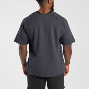 Camiseta de Verano para Hombre, Fabricada en Pakistán, Personalizada con Serigrafía, 100% Algodón, Cuello Redondo, Corte Ajustado, Bajo sin Rematar, Estilo Corto, 2026 - Product Image 5