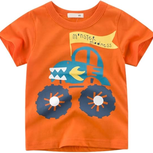 T-shirt en coton tricoté pour tout-petit garçon élégant et économique Applique personnalisée Boutique Vêtements d'été pour enfants garçon Vêtements - Product Image 2