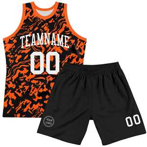 Uniformes de basket-ball personnalisés Ensemble maillots et shorts de l'équipe pour hommes Impression par sublimation Vêtements de sport en maille respirante à séchage rapide ODM OEM - Product Image 1