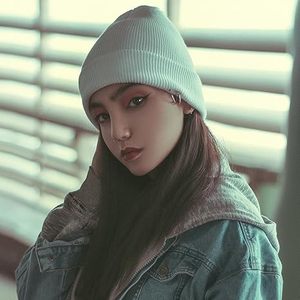 2025 New Design <b>Wool</b>/Cotton Breathable Waterproof Jacquard Hand Knitted High Quality Unisex Adult <b>Beanie</b> Hats OEM Service - Product Image 5