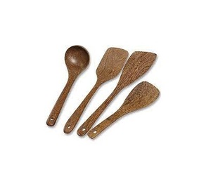 Servidores de ensalada de madera Cuchara Tenedor Cuchillo Cena Cubiertos Juego real Fabricante de cubiertos Seguro Juegos ecológicos en precio al por mayor - Product Image 3