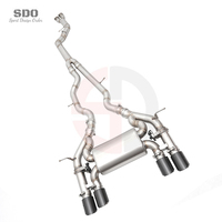 Système d'échappement Catback Valvetronic en acier inoxydable 304 SDO Performance pour BMW M3/M4 F80/F82/F83 3.0T 2014-2019