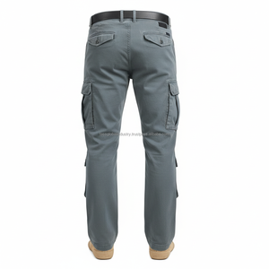 กางเกงคาร์โก้กลางแจ้งทนทานสำหรับผู้ชาย โพลีเอสเตอร์ ทรงเข้ารูป กางเกงฝึกซ้อม - Product Image 4