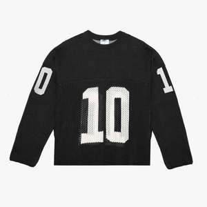 ชุดเสื้อเจอร์ซีย์ฟุตบอลสำหรับผู้ชายเสื้อตาข่ายพิมพ์ลายแห้งเร็วเสื้อยืดผ้าคอตตอน100% สำหรับผู้ชายทรงหลวมพิมพ์ลาย - Product Image 4