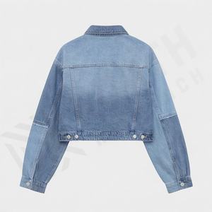 Customized High Quality 100% Cotton <b>Denim</b> <b>Jacket</b> <b>Men</b> Winter Breathable Front Pocket Outwear Casual - Product Image 2