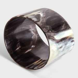 Brazalete de cuerno de búfalo de gran tamaño de lujo, nuevo estilo, joyería de moda hecha a mano para niñas, brazalete de cuerno artesanal personalizado - Product Image 3