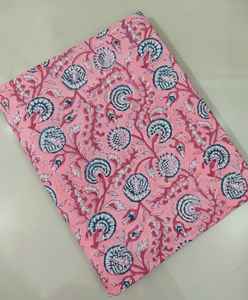 ผ้าคอตตอนพิมพ์ลายบล็อคมือผ้าฝ้าย100% แบบดั้งเดิมระบายอากาศได้เป็นมิตรกับสิ่งแวดล้อม - Product Image 5