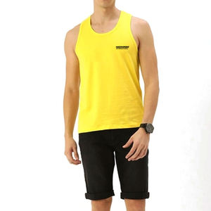 เสื้อกล้ามผ้านุ่มและผ้ายืดสำหรับผู้ชายดีไซน์ใหม่สำหรับฟิตเนส OEM - Product Image 1