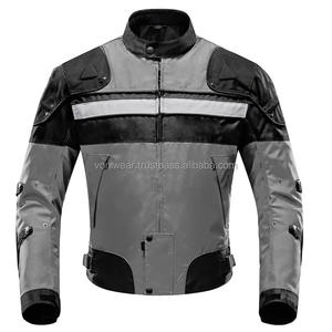 Veste de moto en cuir de haute qualité pour hommes Vêtements de sport entièrement personnalisés avec option de taille supérieure Imperméable et ignifuge - Product Image 3