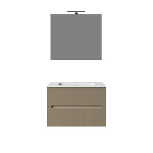 Mueble de Baño Suspendido de 70 CM con Línea Decorativa - Product Image 6