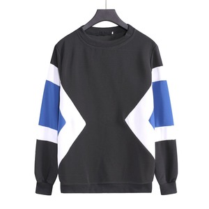 OEM Wholesale Custom logo Crew Neck Oversized Loose Men's 100% Cotton Custom logo Blank <b>Thick</b> <b>Fleece</b> Sweatshirt - Product Image 1
