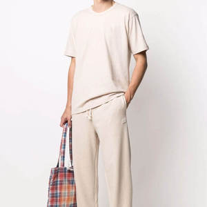 T-shirt en coton pour homme, streetwear, coupe ample confortable, manches courtes, doux et respirant, commande en gros, logo personnalisé, OEM ODM - Product Image 2