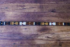 Cinturón de cuentas de cuero genuino occidental hecho a medida con diseño de tachuelas Cinturón de metal de la mejor calidad del exportador de la India - Product Image 3