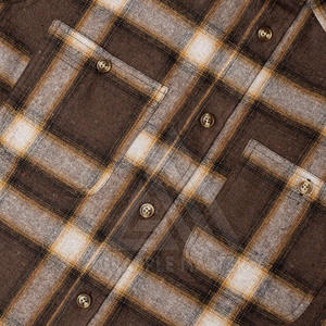 Gran oferta, camisas ligeras de franela de moto de Color sólido, camisas de franela de moto de talla grande hechas a medida para hombre - Product Image 3