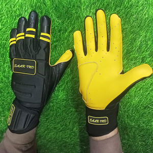 Guantes de Bateo de Béisbol y Sóftbol al por Mayor, de Cuero, con Logotipo Personalizado, Unisex, para Mano Derecha, Dedos Completos, Cerrados, Ligeros - Product Image 1