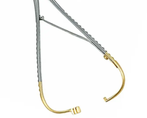 5.5หนีบนวมสแตนเลสสตีลพร้อมห่วงทองด้วยมือ - Product Image 6