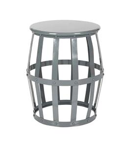 Table à manger moderne galvanisée avec finition mate et lignes épurées, idéale pour la décoration intérieure contemporaine - Product Image 1