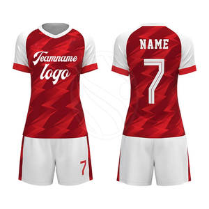 Nouvelle combinaison de football pour femmes, chemises et hauts Vêtements de sport respirants de haute qualité Logo personnalisé Impression du nom Ensemble de prix de gros - Product Image 5