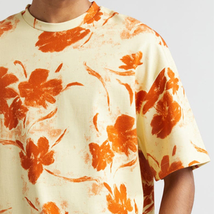 T-shirts pour hommes en coton 100% respirant à séchage rapide, imprimés par transfert thermique, style streetwear, col rond, designs personnalisés, vente en gros, qualité supérieure, OEM - Product Image 3