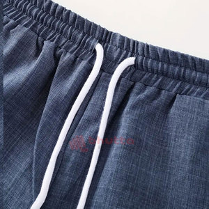 Conjuntos de pantalones cortos informales transpirables de algodón de verano de alta calidad para hombres, camiseta de manga estampada, pantalones cortos sólidos de talla grande, ropa al por mayor - Product Image 5