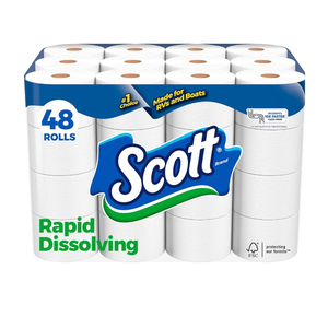 <b>Cheap</b> Scott Rapid Dissolving <b>Toilet</b> Paper Forty Eight Double <b>Rolls</b> Bulk Purchase Great Value Septic - Product Image 2