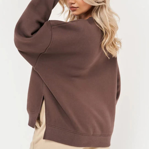 Sweats à capuche de haute qualité pour femmes hommes Logo imprimé personnalisé solide nouveau Style hiver plaine teint Techniques prix de gros - Product Image 5