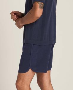 Pantalones cortos de tenis informales sólidos ecológicos de poliéster 100% de alta calidad OEM para hombres y mujeres con nombre y logotipo de equipo personalizados - Product Image 5