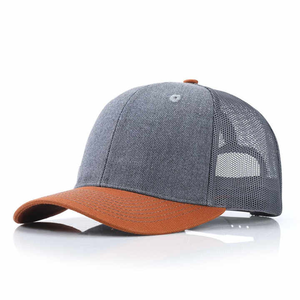 Gorro de malla de camionero unisex, gorras de béisbol con logotipo de parche bordado personalizado de alta calidad al por mayor para ropa de playa - Product Image 1