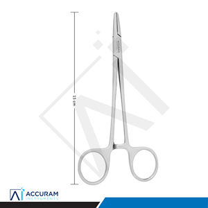 Portaagujas Accuram Mayo Hegar de 15 cm, Instrumento Quirúrgico de Acero Inoxidable Autoclavable, Aplicador de Sutura Médico Dental con Certificación CE - Product Image 5