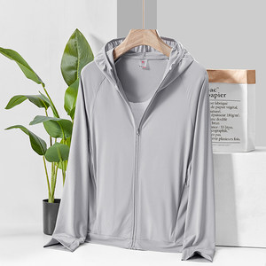 Homme Taille Haute Qualité UPF 50 + Ice Silk Sun protection Hoodies Outdoor Running Cycling Fishing Sun-proof Clothes - Product Image 5