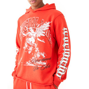 Custom Printed Autumn Vintage Flared <b>Pants</b> Zipper Two Piece Set Men's Polyester <b>Thermal</b> Breathable Training Jogging Sweat Suit - Product Image 4