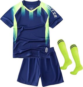 Uniformes de fútbol unisex elegantes con logotipo personalizado y mejor diseño, con pantalones cortos y calcetines, uniformes de fútbol a precio de fábrica - Product Image 1