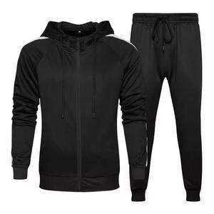 Hombre Ropa Deportiva Fitness Ropa Algodón Melocotón Naranja Activo Chándales Cremallera Chaqueta Chándal - Product Image 6