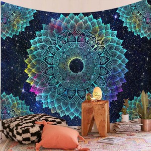 Tapiz estampado bohemio para colgar en la pared, tapiz grande con estampado personalizado de Mandala bohemio - Product Image 2