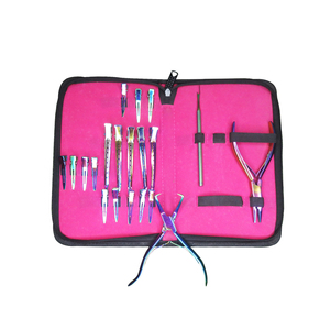 2025 plus récent Kit d'outils d'extension de cheveux en acier inoxydable de qualité supérieure pinces Clips pour ensemble d'accessoires de Salon - Product Image 1